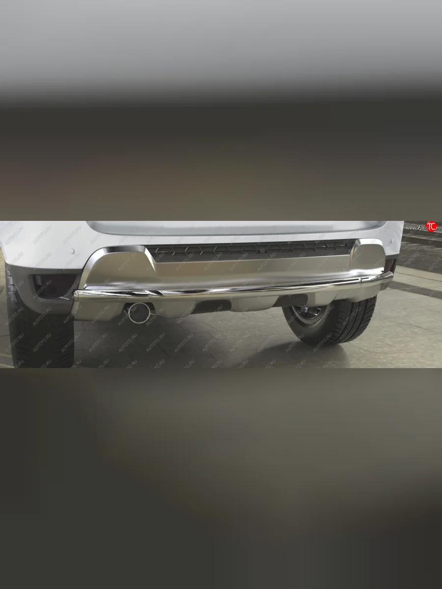 Защита заднего бампера (диаметр 42 мм) Arbori Renault Duster HS рестайлинг (2015-2021)  в Керчи Республика Крым