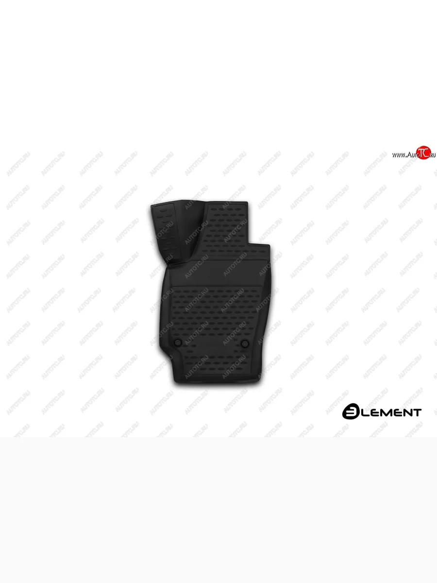 Водительский коврик в салон Element 3D (передний левый, полиуретан) Volkswagen Polo Mk5 6R,6C,61 седан дорестайлинг (2009-2015)  в Керчи Республика Крым