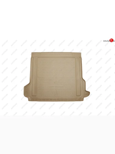 Коврик в багажник (полиуретан, бежевый) TOYOTA Toyota Land Cruiser Prado  J150 (2017-2020) 2-ой рестайлинг
