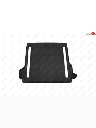 Коврик в багажник (чёрный с вырезом, полиуретан) TOYOTA Toyota Land Cruiser Prado  J150 (2017-2020) 2-ой рестайлинг