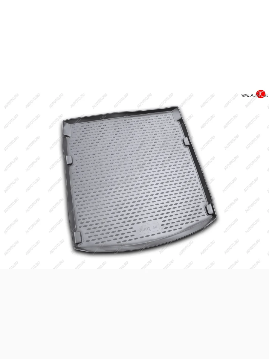 Коврик в багажник (полиуретан, серый) Element Audi A4 B8 дорестайлинг, седан (2007-2011)  в Керчи Республика Крым