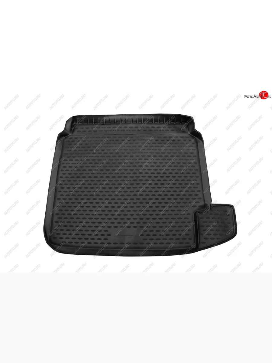 Коврик в багажник (полиуретан, чёрный) Element Chery M11 A3 седан (2010-2016)  с доставкой в г. Пермь