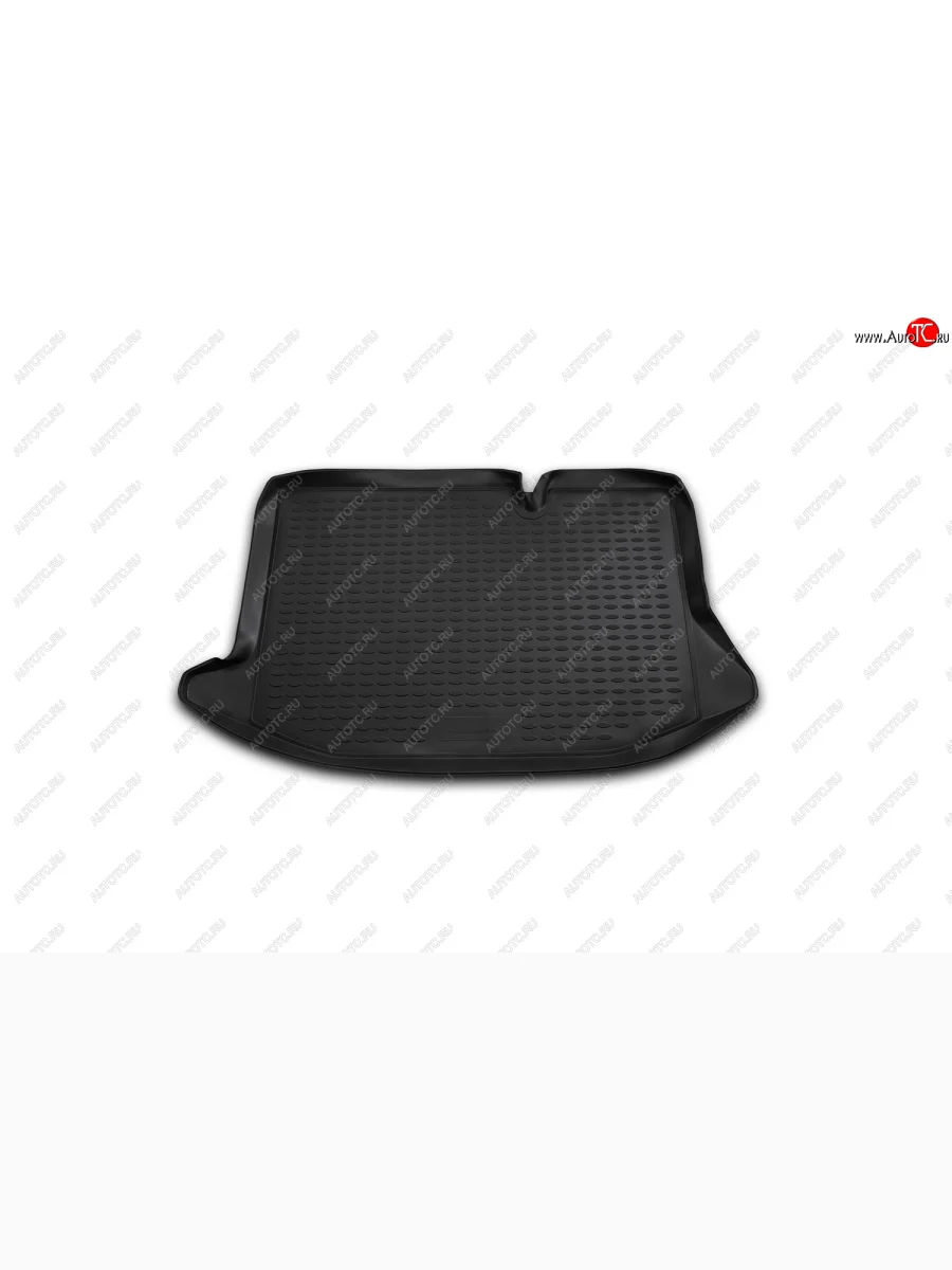 Коврик в багажник (полиуретан, чёрный) Element Ford Fiesta 6 хэтчбэк 3 дв. рестайлинг (2012-2019)  в Керчи Республика Крым