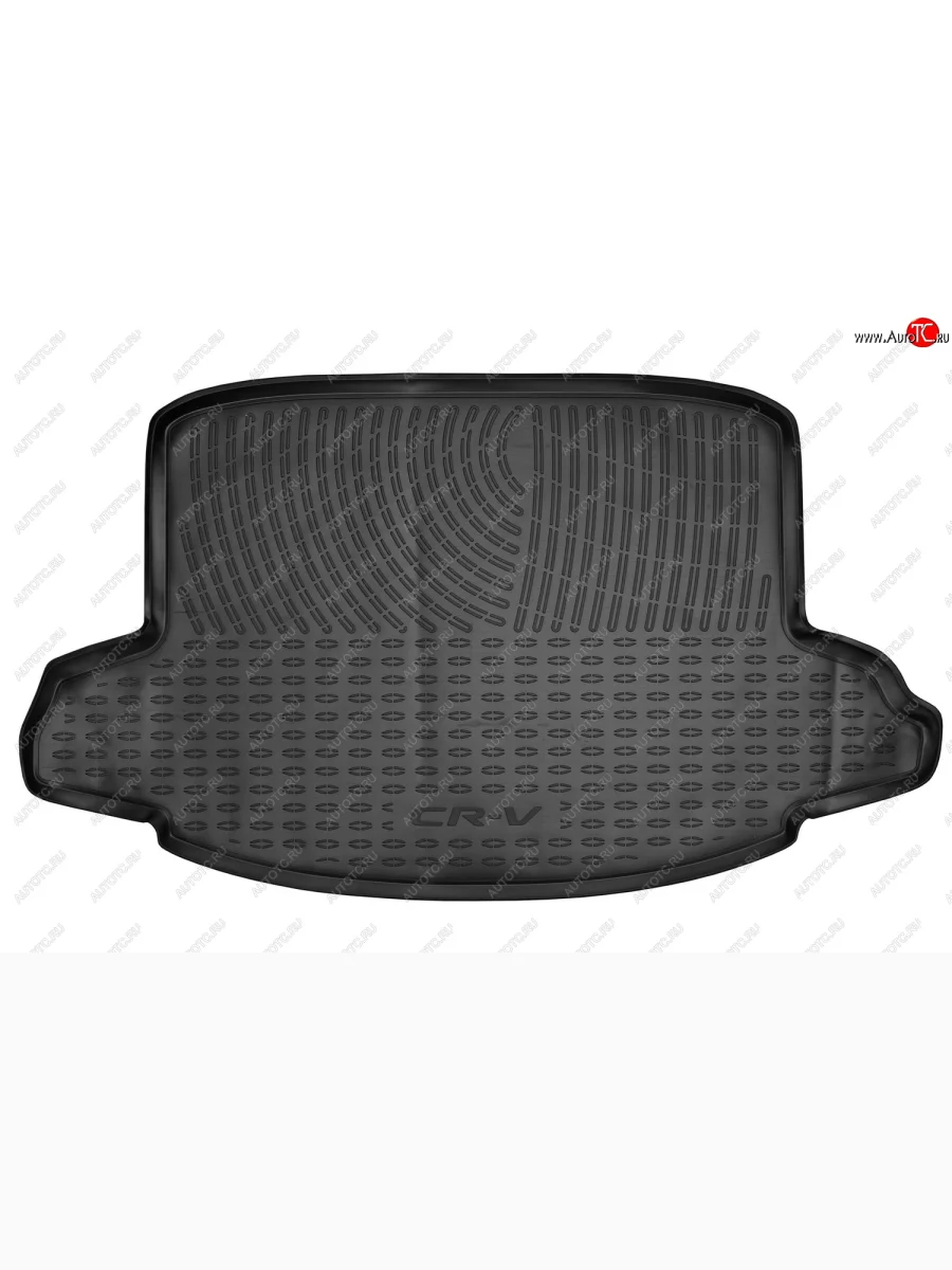 Коврик в багажник (нижний, без сабвуфера, полиуретан, чёрный) HONDA  Honda CR-V (2016-2022) RW,RT  в Керчи Республика Крым