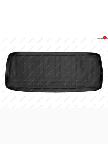 Коврик в багажник (короткий, полиуретан, чёрный) INFINITI INFINITI QX80 Z62 1-ый рестайлинг (2014-2018)