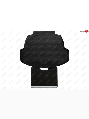 Коврик в багажник (с функцией защиты бампера Standard, полиуретан, чёрный) Element Toyota Corolla  E210 (2018-2022) седан дорестайлинг