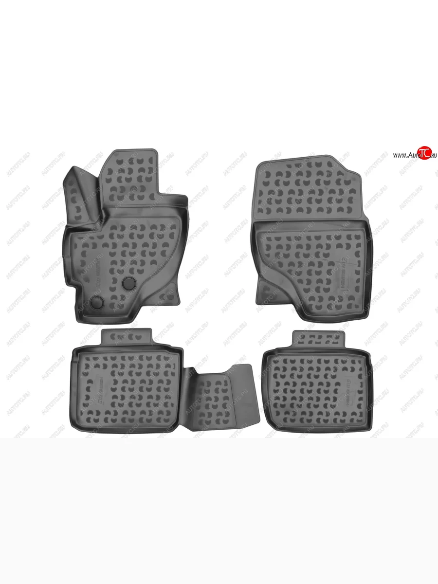 Комплект ковриков в салон HAIMA 3D (полиуретан, чёрные) Haima M3 (2013-2016)  в Керчи Республика Крым