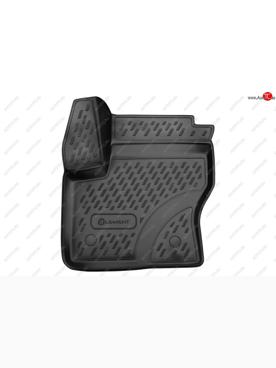 Водительский коврик в салон Element 3D (передний левый, полиуретан, чёрный) Ford Kuga 2 рестайлинг (2016-2019)  в Керчи Республика Крым