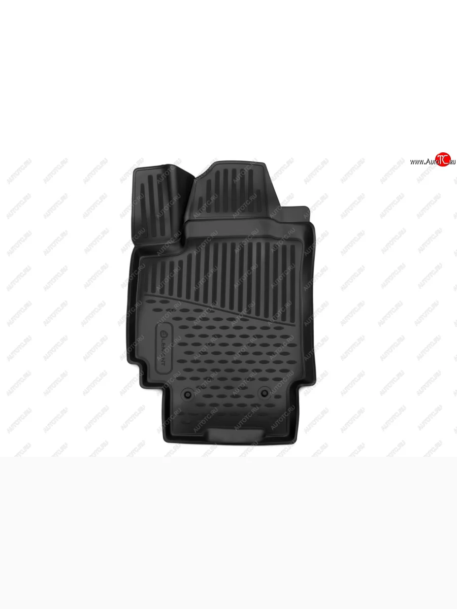 Водительский коврик в салон Element 3D (передний левый, полиуретан, чёрный) Hyundai Creta GS дорестайлинг (2015-2019)  в Самаре Самарской области