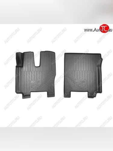 Коврики в салон (полиуретан, чёрные) Norplast HOWO 7 (2007-2025)