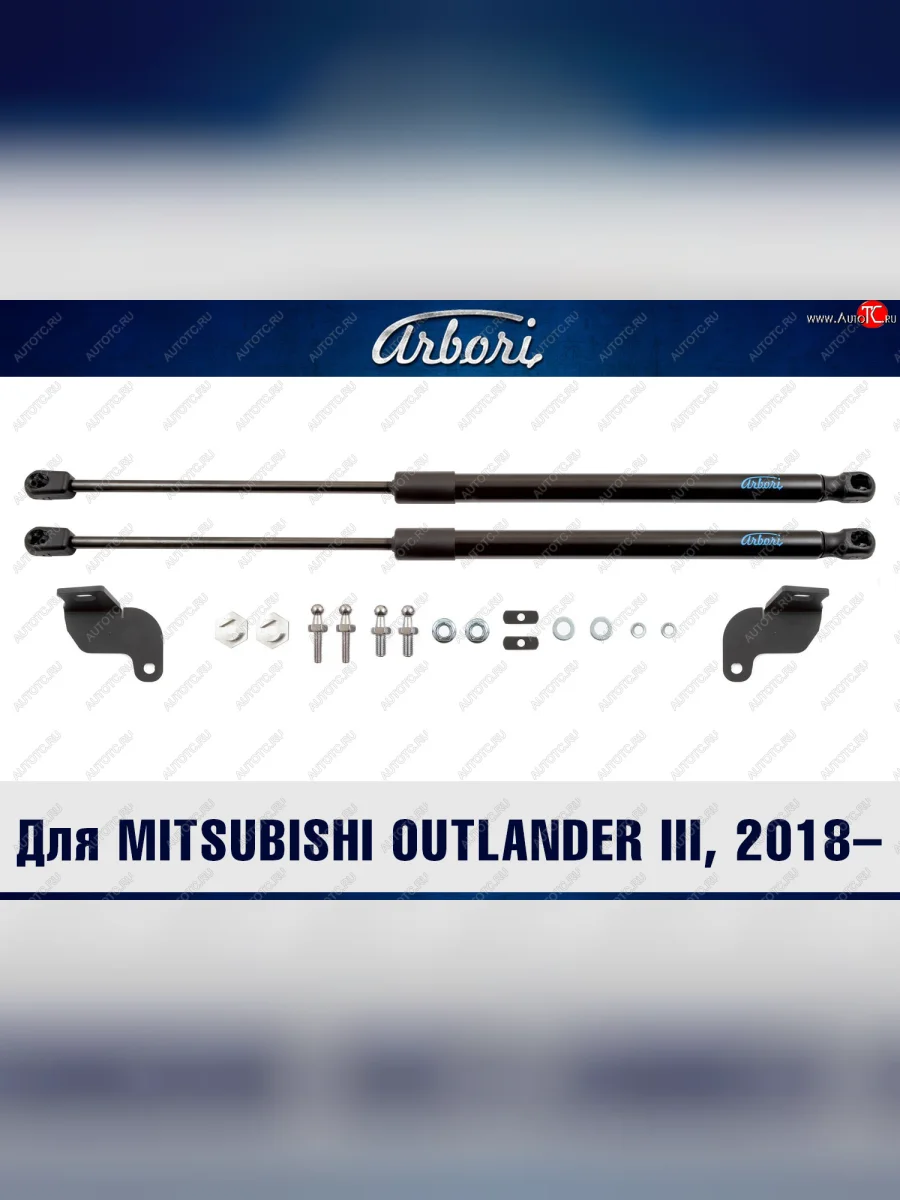 Упоры капота Arbori  Mitsubishi Outlander (2018-2022) GF  с доставкой в г. Керчь