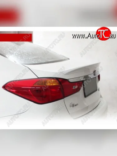 Лип спойлер Утиный хвост M-VRS KIA Cerato 3 YD рестайлинг седан (2016-2019)