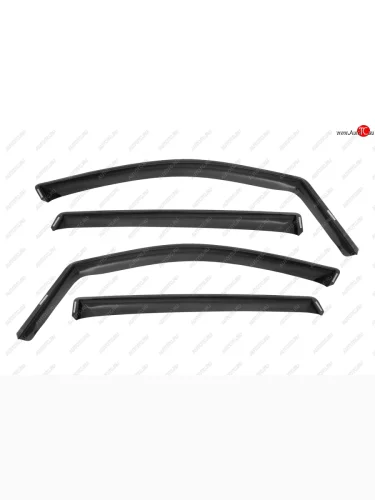 Дефлекторы окон (вставные под резинку) REIN Audi Q7  4M (2015-2022) дорестайлинг, рестайлинг