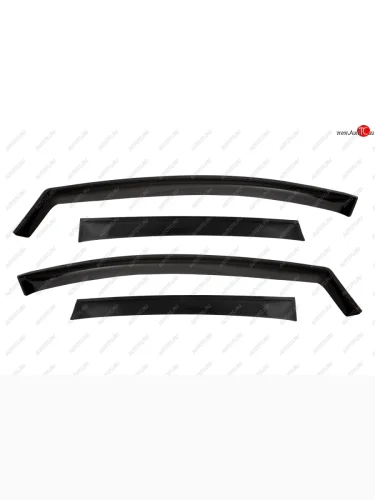 Дефлекторы окон (вставные под резинку) REIN Skoda Octavia  А8 (2019-2022) лифтбэк