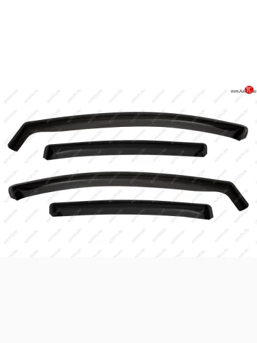 Дефлекторы окон (вставные под резинку) REIN Skoda Superb  B8 (3V) (2015-2025) лифтбэк дорестайлинг, лифтбэк рестайлинг