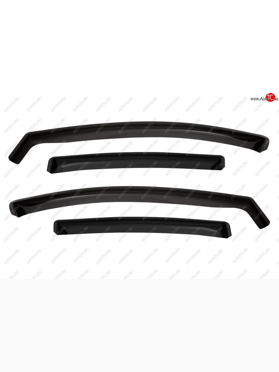 Дефлекторы окон (вставные под резинку) REIN  Skoda Superb (2015-2025) B8 (3V)  в Воронеже Воронежской области