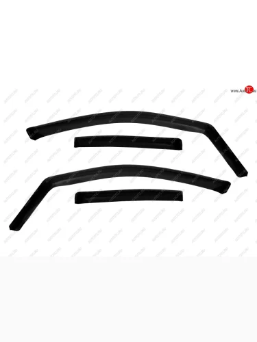 Дефлекторы окон (вставные под резинку) REIN Toyota C-HR  NGX10, ZGX10 (2016-2025) дорестайлинг, рестайлинг