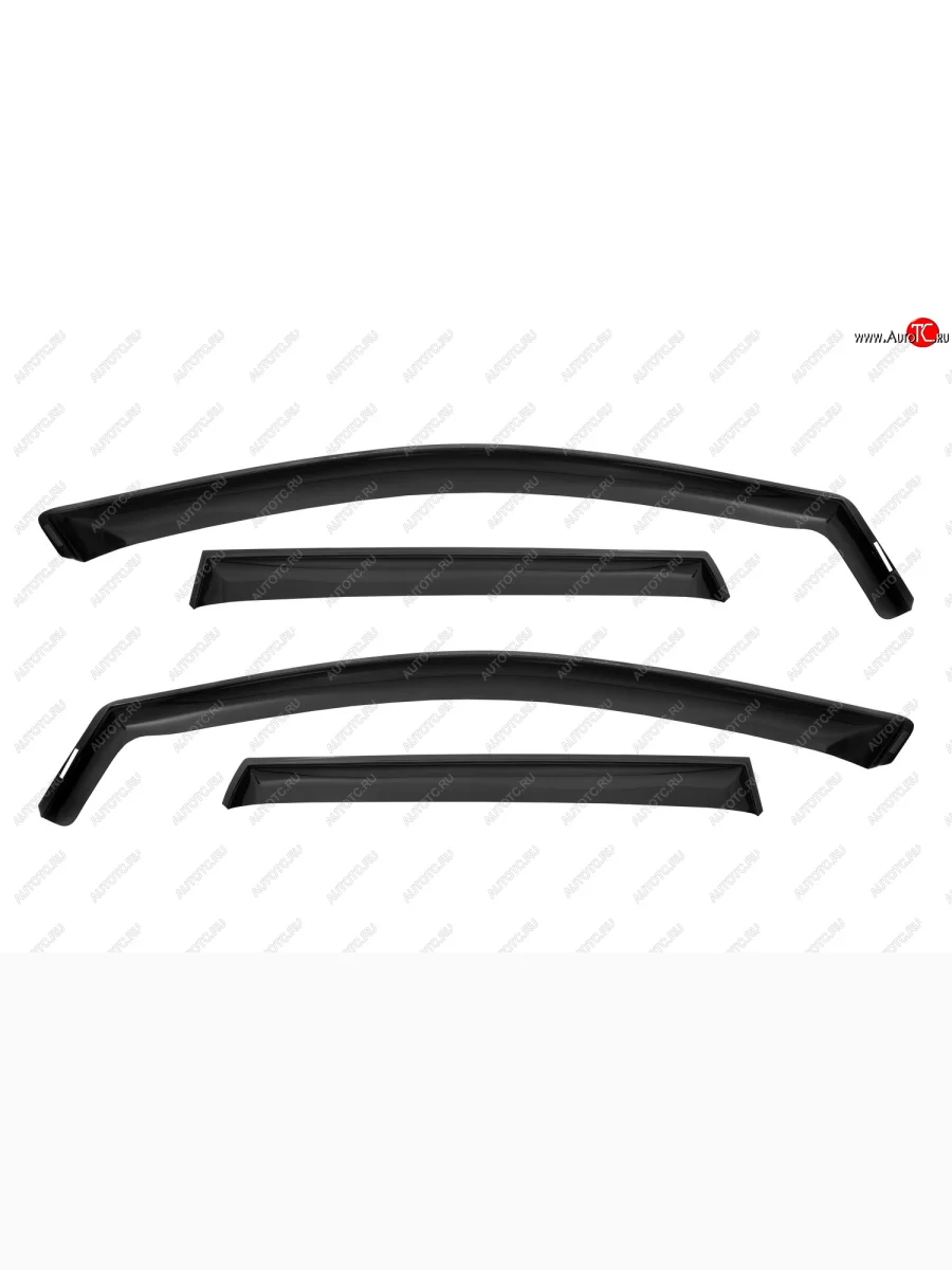 Дефлекторы окон (вставные под резинку) REIN  Volkswagen Passat (2015-2019) B8  в Самаре Самарской области