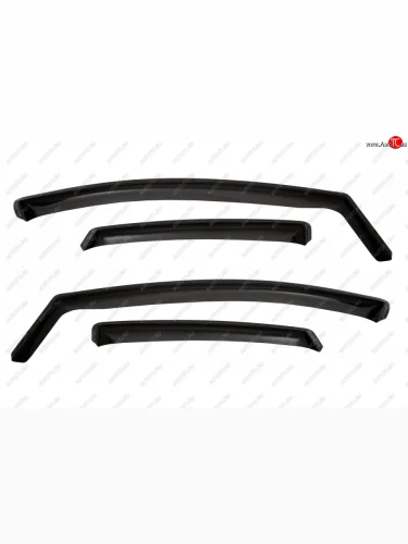 Дефлекторы окон (вставные под резинку) REIN Volkswagen Polo  Mk6 (2020-2022) лифтбек