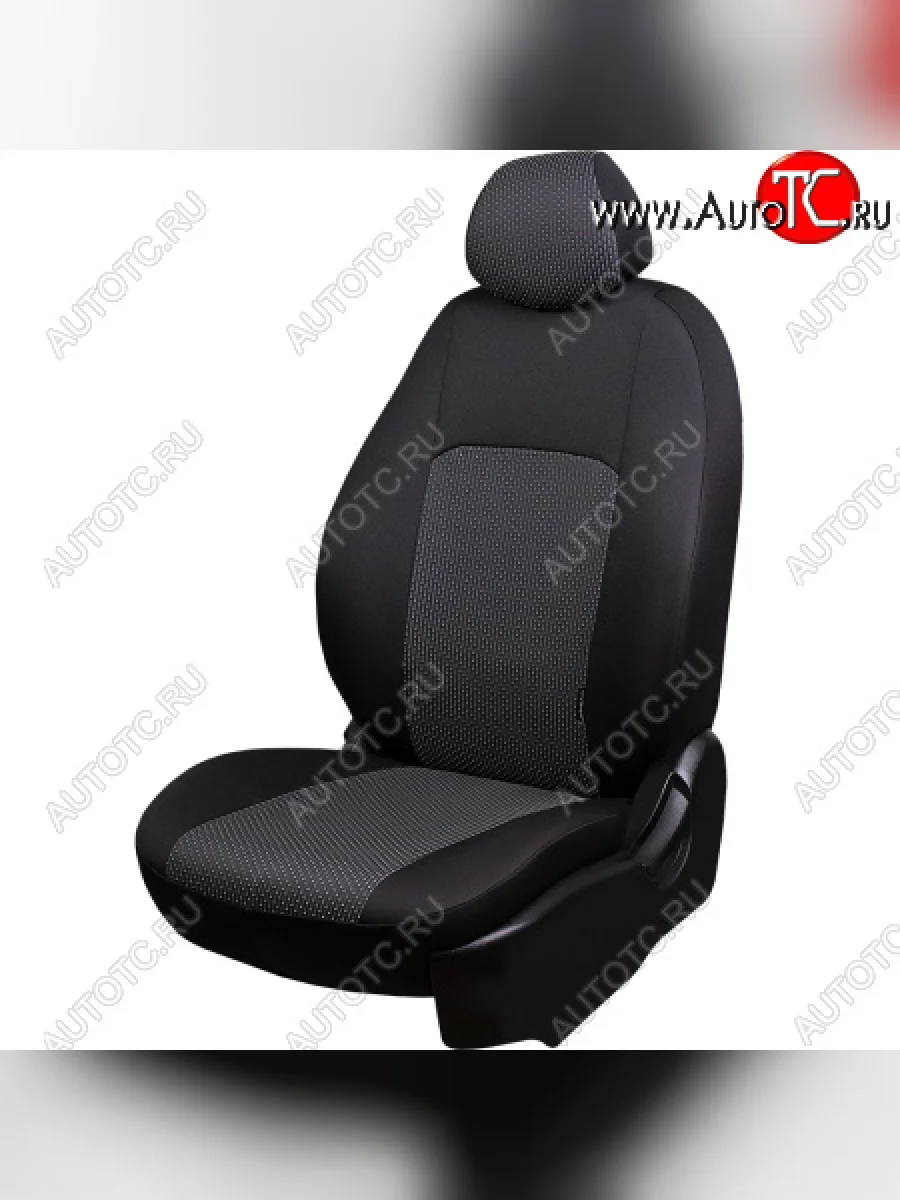 Чехлы сидений Lord Autofashion Дублин (комплектация Active, жаккард, 40/20/40, раздельная задняя спинка и сиденье, подлокотник, 3Г-образ. подголовника)  Mazda CX-5 (2011-2017) KE (Чёрный, Сеул серый)  в Самаре Самарской области