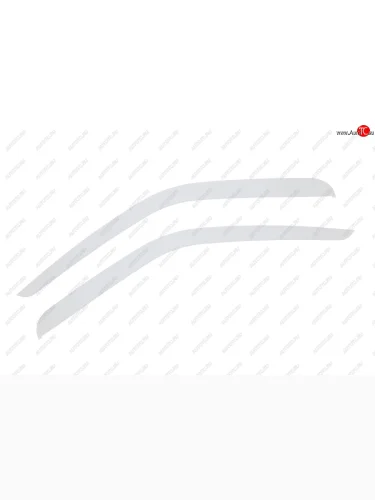 Дефлекторы окон (накладные, белые) REIN ГАЗ ГАЗель ( 3302,  3302,Бизнес) (1994-2025) дорестайлинг шасси, 1-ый рестайлинг бортовой , 2-ой рестайлинг шасси