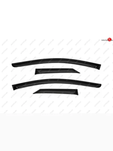 Дефлекторы окон (накладные) REIN Honda Civic  FK,FN (2005-2011) хэтчбэк 5 дв. дорестайлинг, хэтчбэк 5 дв. рестайлинг