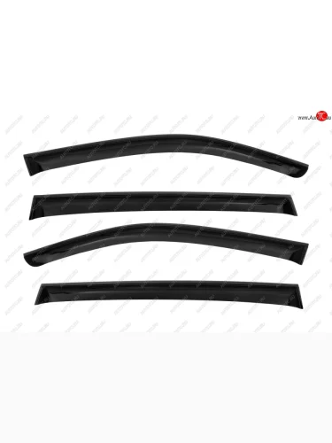 Дефлекторы окон (накладные) REIN Jeep Compass  MP (2016-2022) дорестайлинг