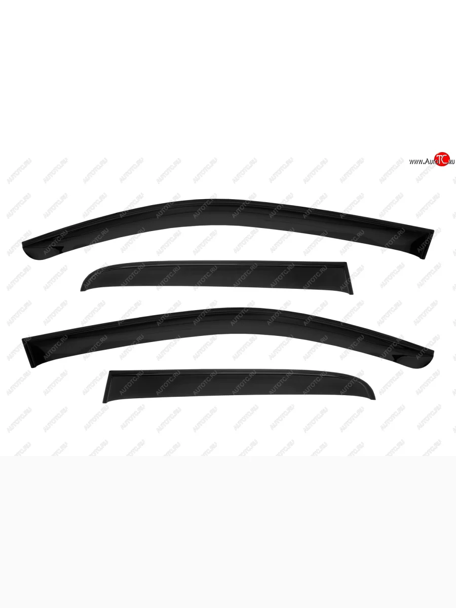 Дефлекторы окон (накладные) REIN Renault Duster HM рестайлинг (2021-2024)  в Перми Пермском крае