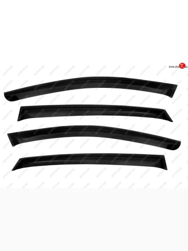 Дефлекторы окон (накладные) REIN Renault Symbol  седан (2008-2012) LU