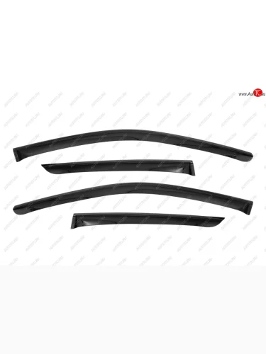 Дефлекторы окон (накладные) REIN Toyota C-HR  NGX10, ZGX10 (2016-2025) дорестайлинг, рестайлинг