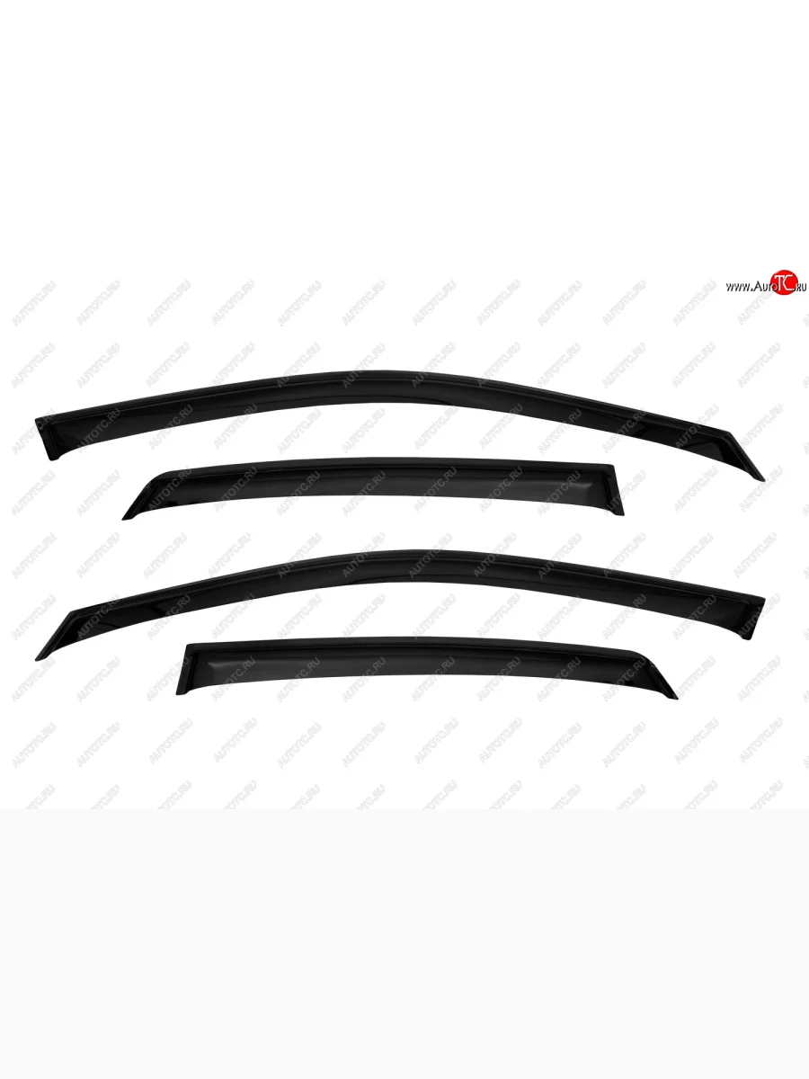 Дефлекторы окон (накладные) REIN  Volkswagen Golf (2012-2020) 7 Mk7  в Самаре Самарской области