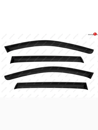 Дефлекторы окон (накладные) REIN Volvo XC60 (2008-2017)  дорестайлинг,  рестайлинг