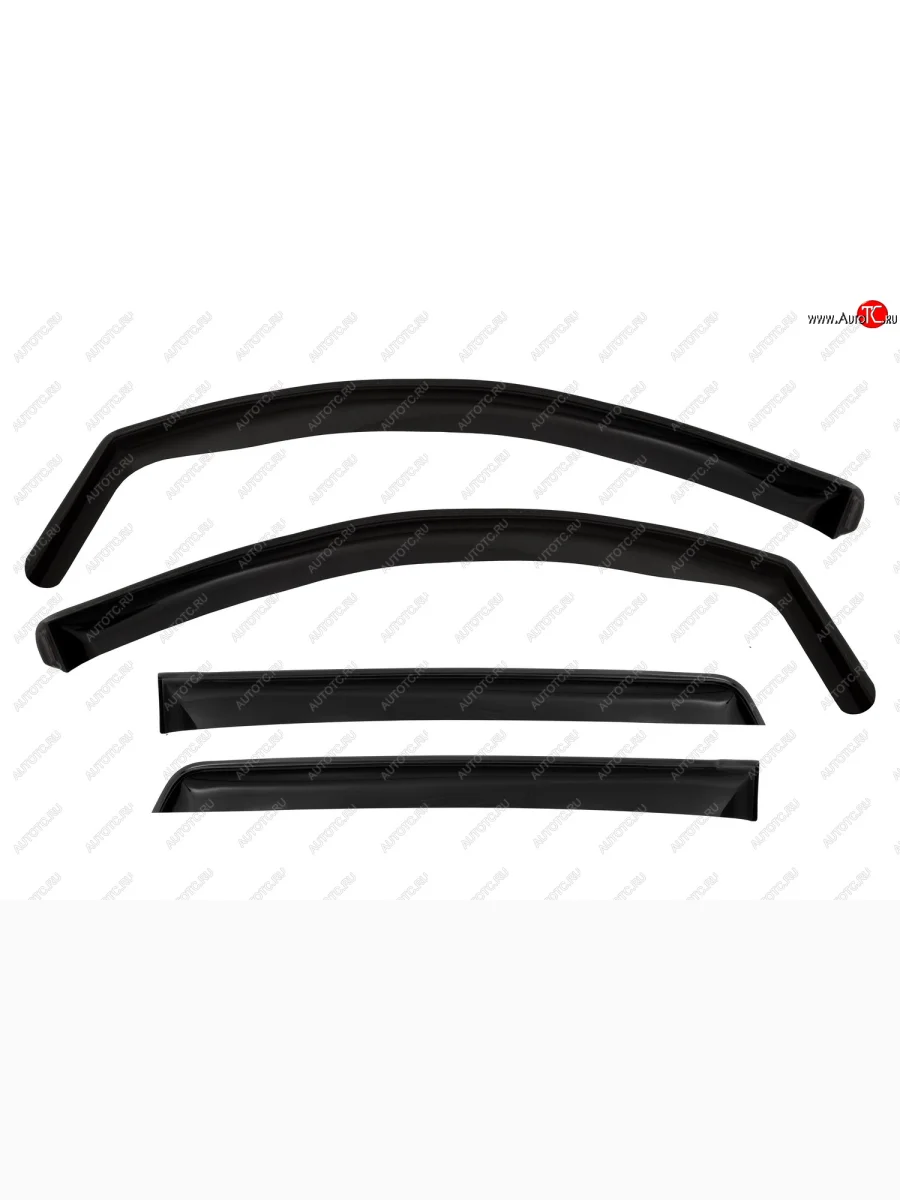 Дефлекторы окон (вставные под резинку) REIN  RAM 1500 (2018-2024) DT  в Керчи Республика Крым