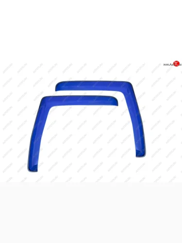 Дефлекторы окон (накладные, синие) REIN (Синие) ГАЗ Валдай Некст (2020-2025)