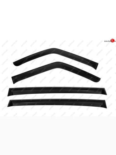 Дефлекторы окон (накладные) REIN KIA Carnival  KA4 (2020-2025) минивэн дорестайлинг, минивэн рестайлинг