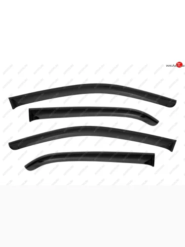 Дефлекторы окон (накладные) REIN Volkswagen Polo  Mk6 (2020-2022) лифтбек