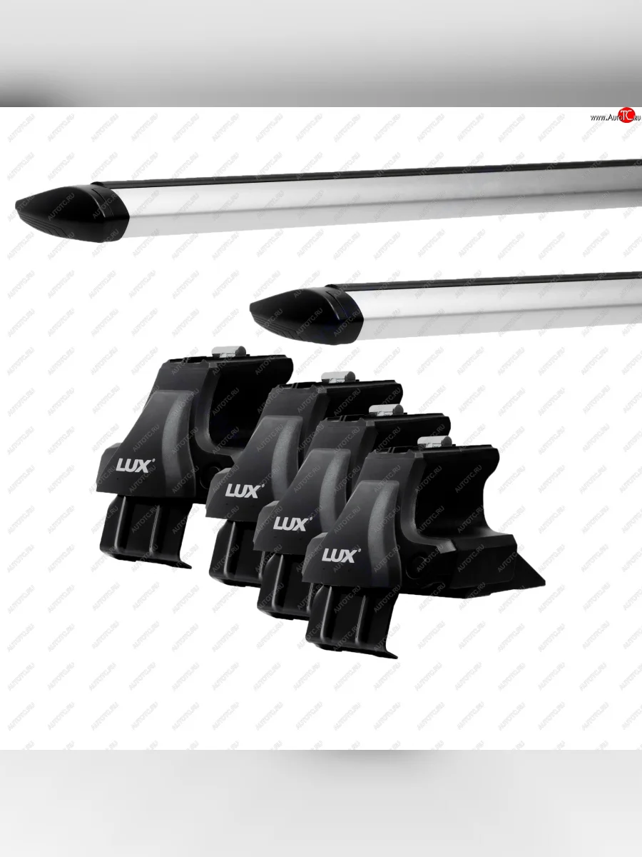 Универсальный багажник в сборе D-LUX 1 Hyundai Creta GS дорестайлинг (2015-2019) (с поперечинами аэро-трэвэл LUX (длина 140 см), цвет серый)  в Керчи Республика Крым