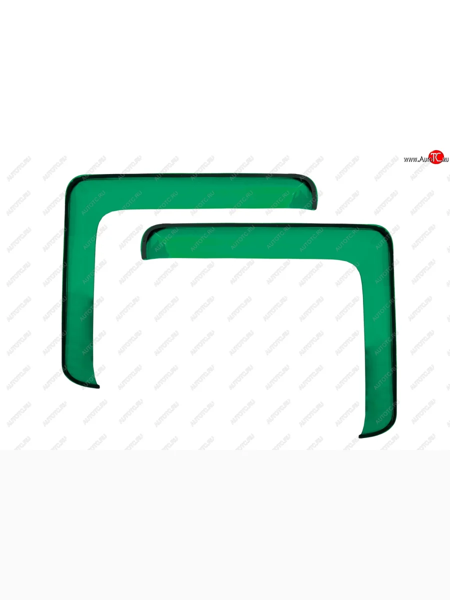 Дефлекторы окон (на авто с 2018 года, накладные, зелёные) REIN  Ford Cargo (2013-2025)  в Самаре Самарской области