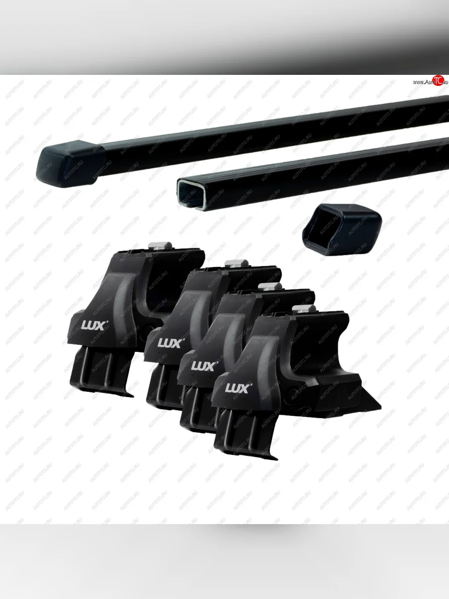 Универсальный багажник в сборе D-LUX 1 Ravon R2 (2016-2025) (с прямоугольными поперечинами LUX (длина 120 см))  с доставкой в г. Керчь