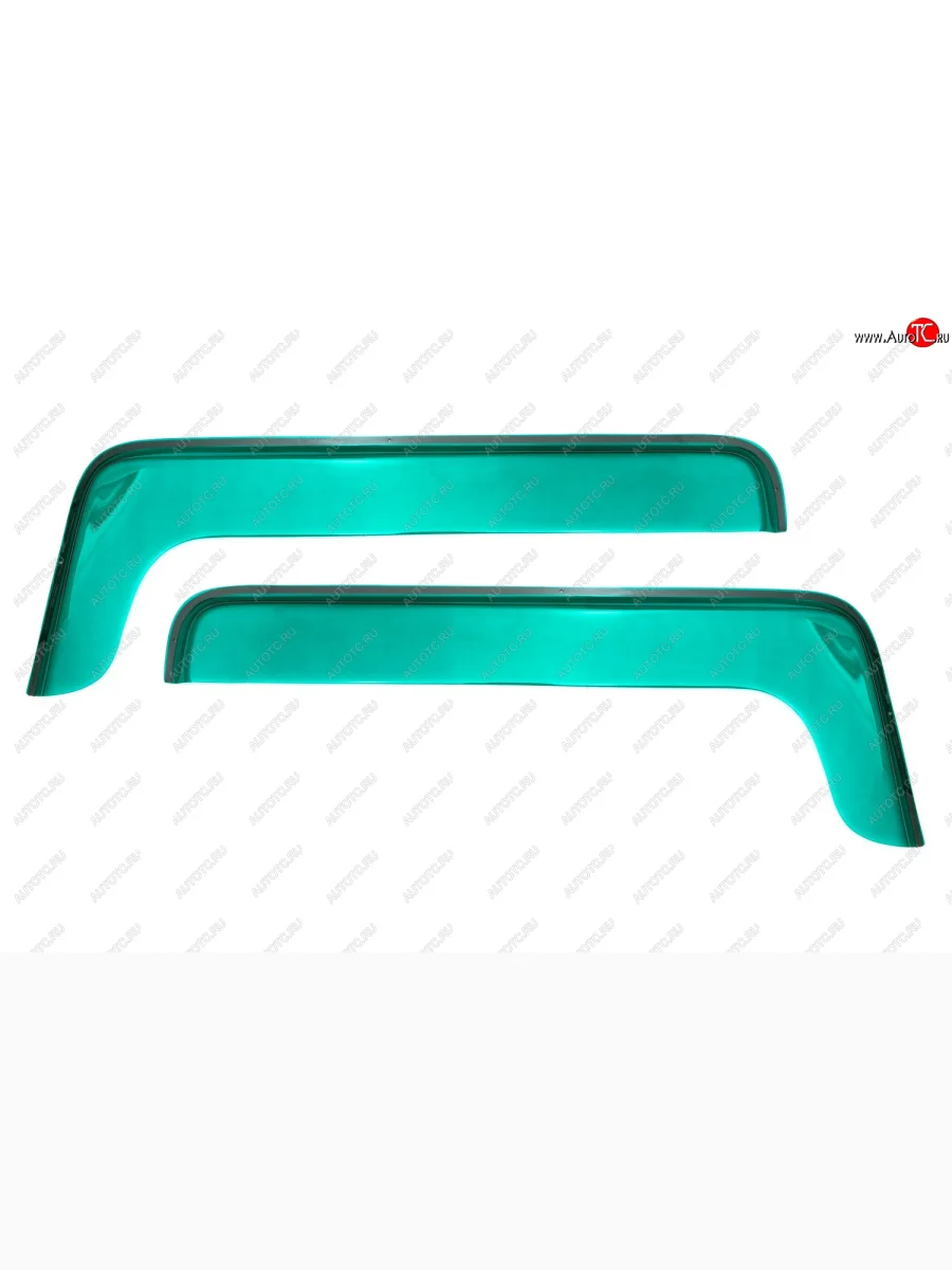 Дефлекторы окон (без логотипа MAN TGA, накладные, зелёные) REIN  MAN TGA (2000-2025) (Зелёные)  в Керчи Республика Крым