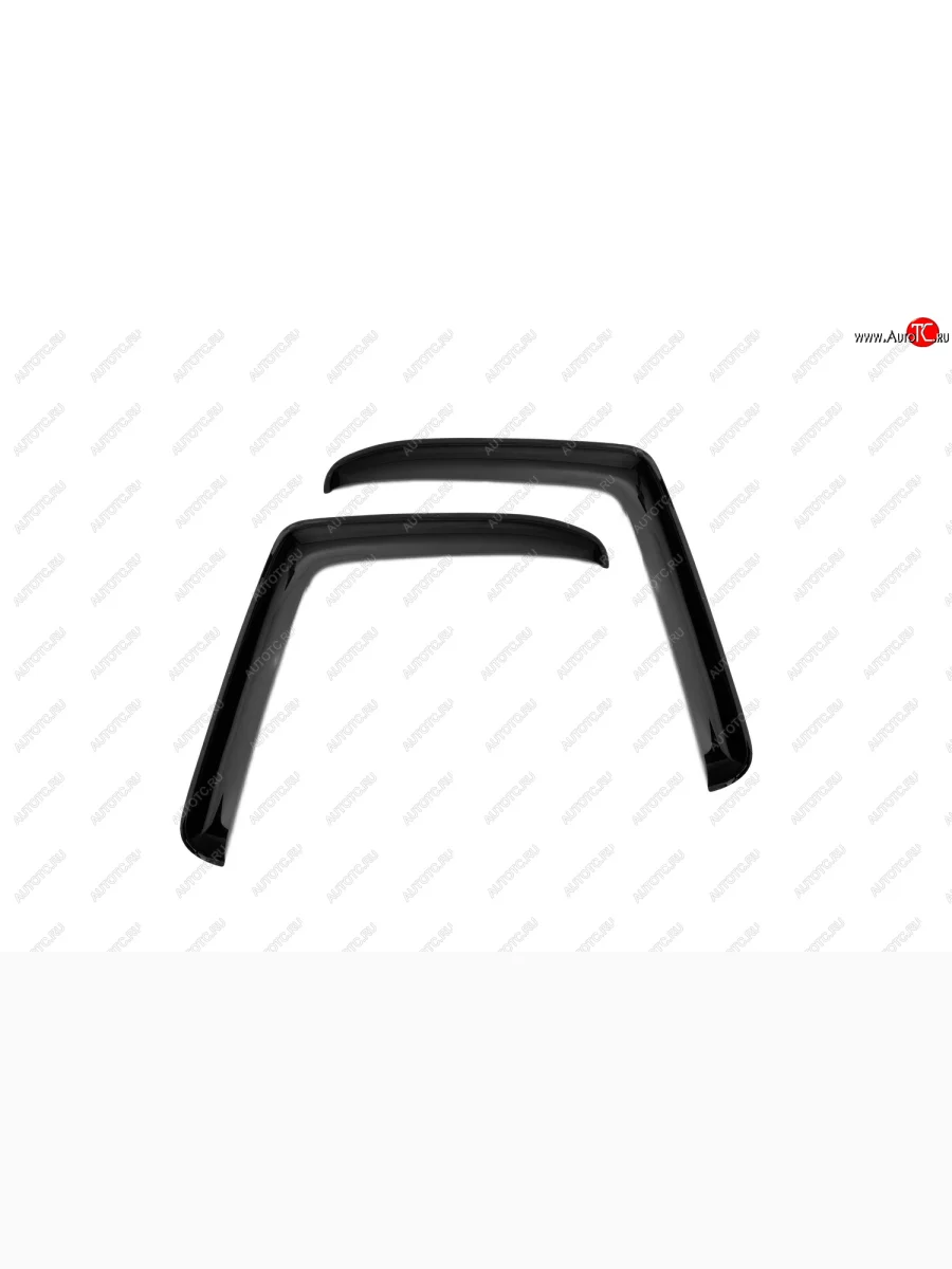 Дефлекторы окон (без логотипа VOLVO, накладные, дымчатые) REIN  Volvo FH (2002-2012) 12 (Дымчатые)  в Перми Пермском крае