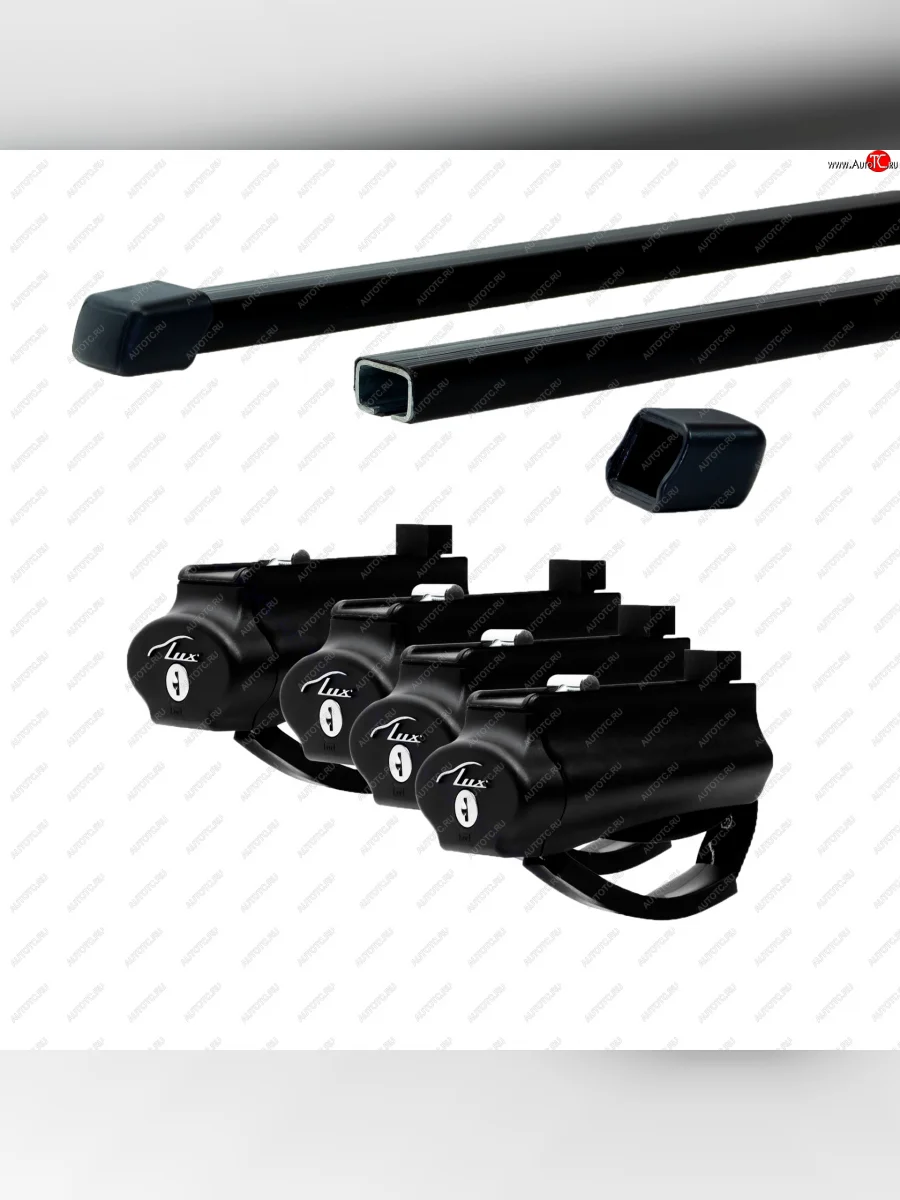 Багажник в сборе с поперечинами LUX БЭЛТ   (прямоугольные 120 см)  в Самаре Самарской области