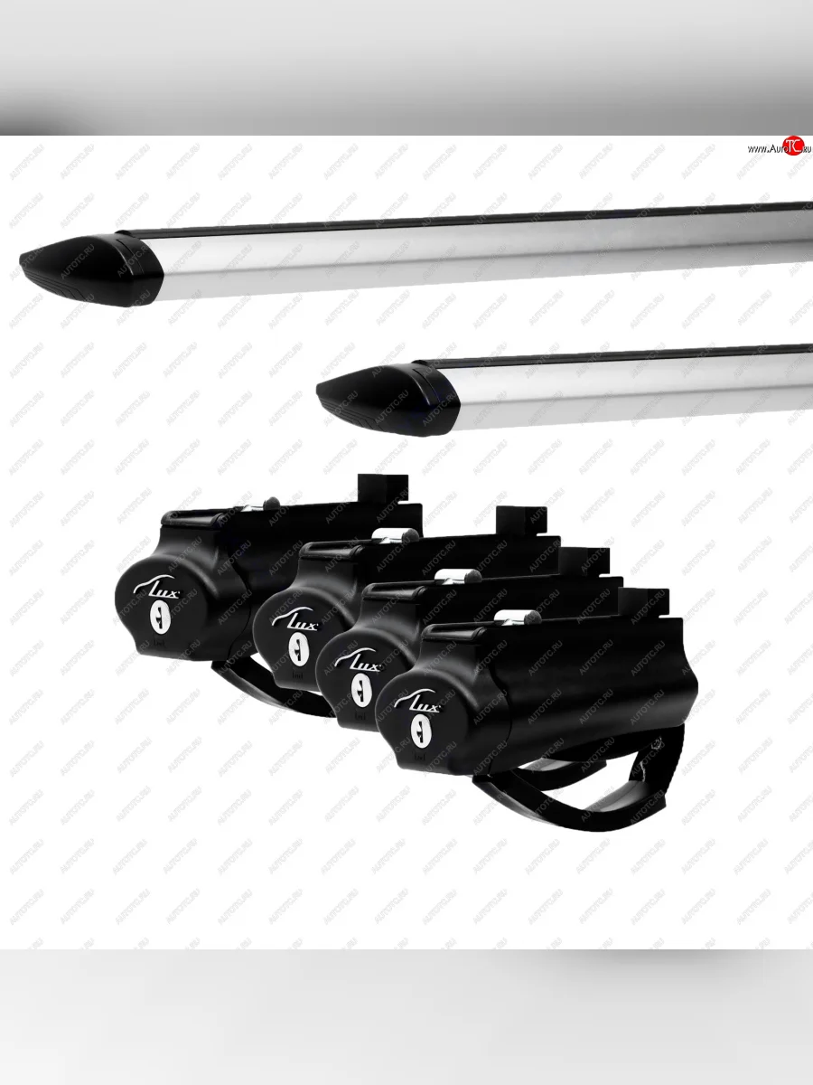 Багажник в сборе с поперечинами LUX БЭЛТ   (аэро-трэвэл 130 см)  в Самаре Самарской области