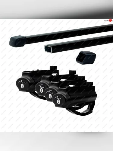 Багажник в сборе с поперечинами LUX БЭЛТ (прямоугольные 130 см) 