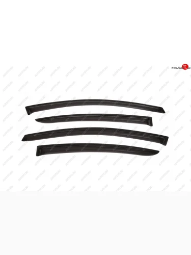 Дефлекторы окон (накладные) REIN KIA Cerato  3 YD (2013-2019) дорестайлинг седан, рестайлинг седан