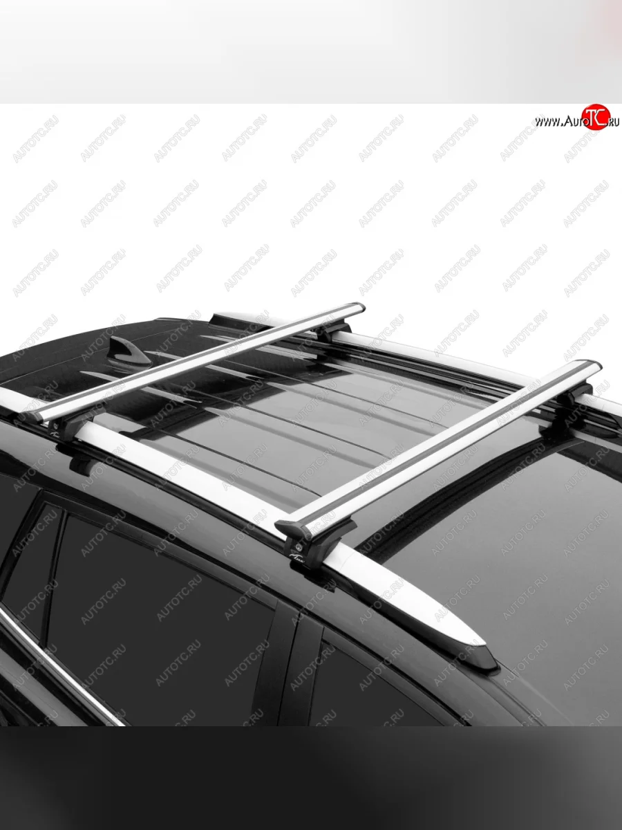 Багажник в сборе LUX Элегант   (поперечины аэро-трэвэл, длина 120 см серые)  в Самаре Самарской области