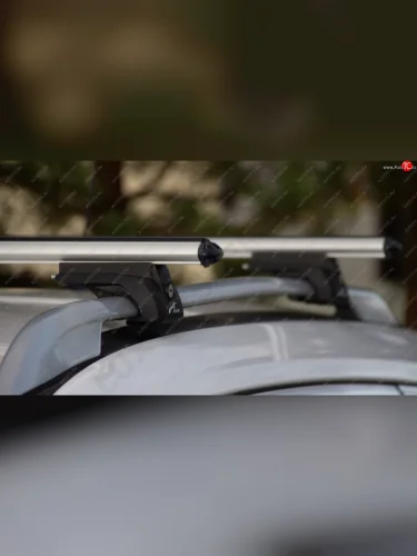 Багажник в сборе LUX Элегант Лада ВАЗ 2105 (1979-2010) (поперечины аэро-трэвэл, длина 130 см серые)