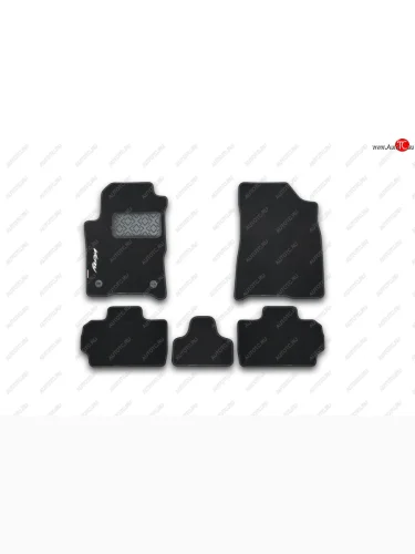 Комплект ковриков в салон (чёрные, текстиль) Element Chery Very (2011-2016)