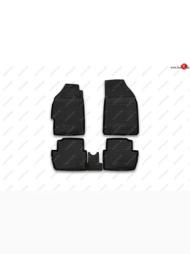 Комплект ковриков в салон (чёрные, полиуретан) CHEVROLET Chevrolet Spark M300 дорестайлинг (2010-2015)