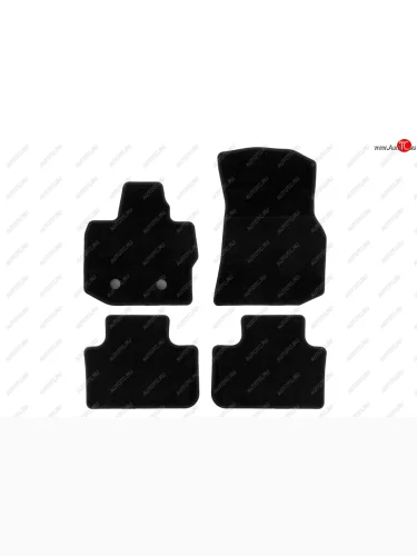 Комплект ковриков в салон (4WD, чёрные, текстиль) Klever Econom BMW X3 G01 дорестайлинг (2017-2021)